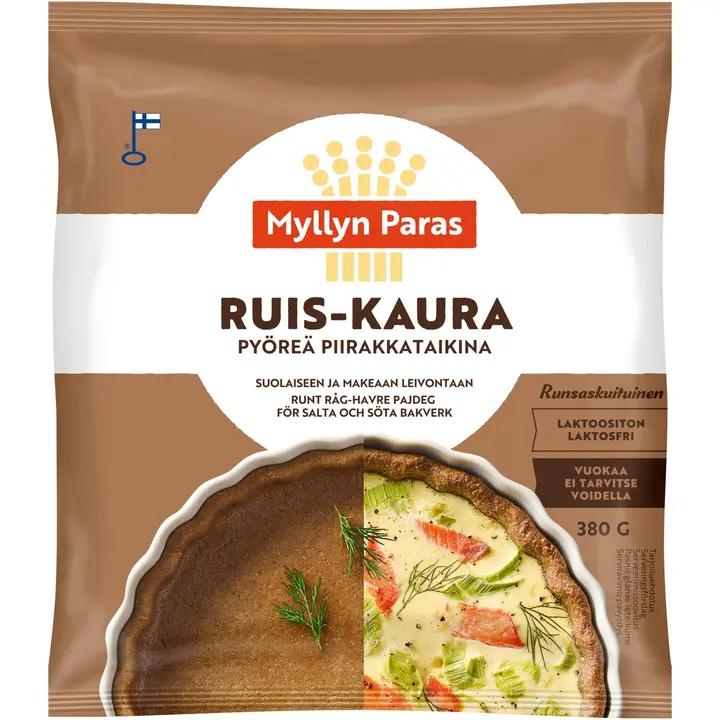 Myllyn Paras Pyöreä Ruis-Kaura Piirakkataikina 380g