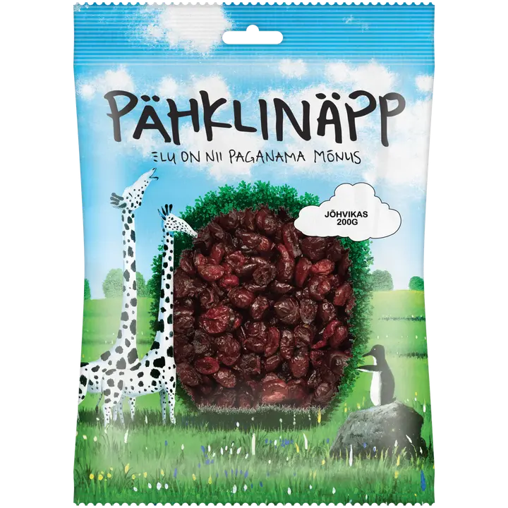 Pähklinäpp jõhvikad 200 g