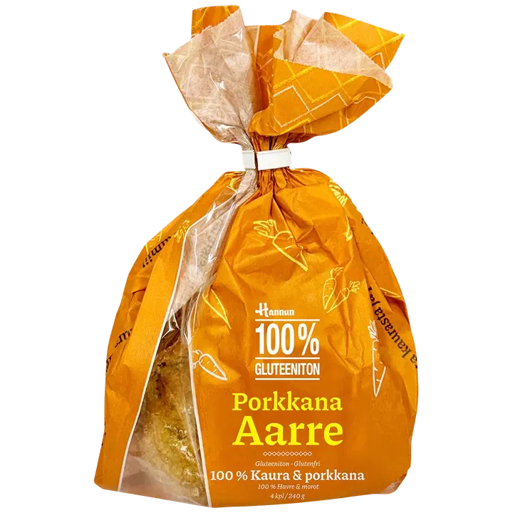 Hannun 100% Gluteeniton Porkkana-Aarre