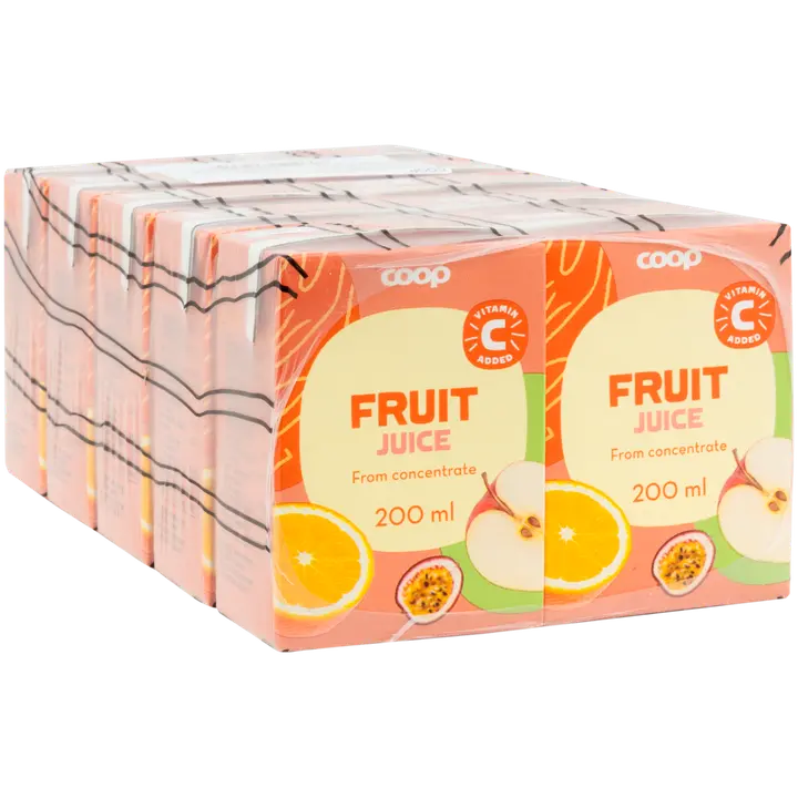 10 x Coop hedelmätäysmehu 2dl