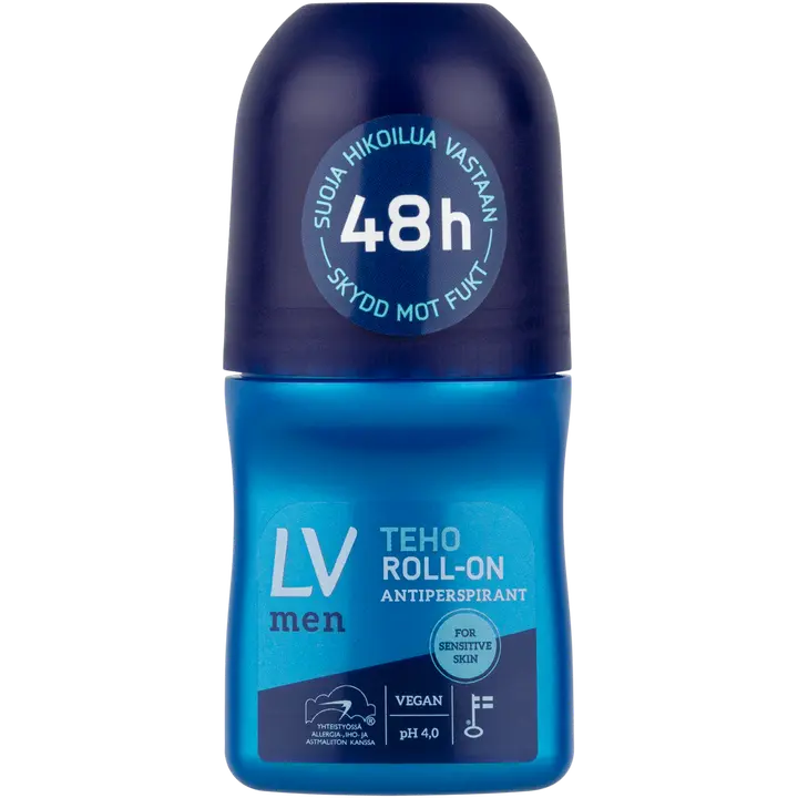 LV Men 50ml Teho roll-on 48h antiperspirantti