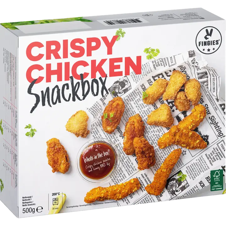 Fingies American style chicken snacks 500g esipaistettu