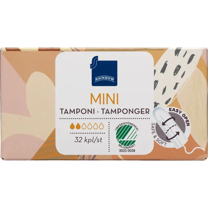 Rainbow 32kpl tamponi mini