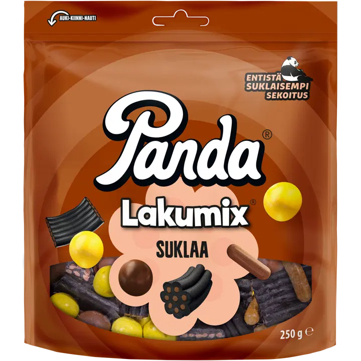 Panda LakuMix choklad lakritsblandning 250g