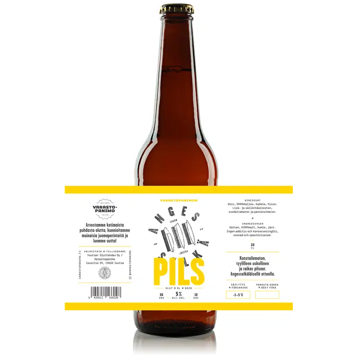 Varastopanimon Angesselkä Pils 0,33L PLO
