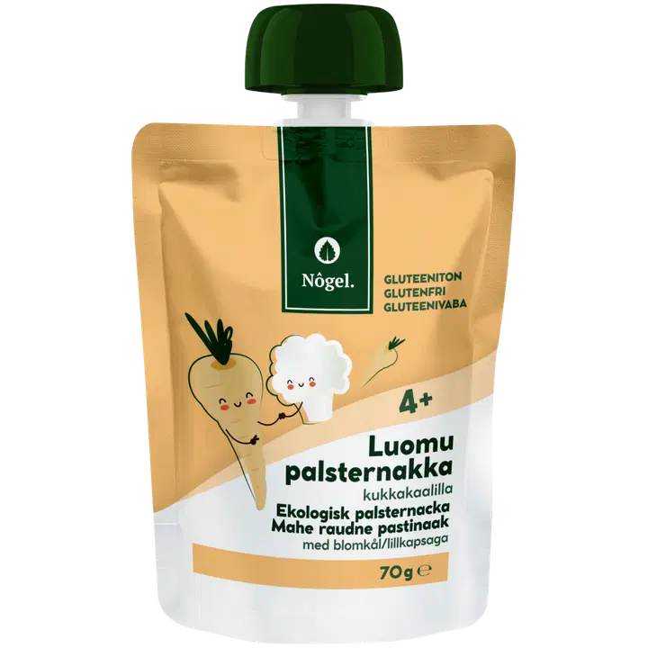 Nôgel luomu palsternakka kukkakaalilla, 70 g