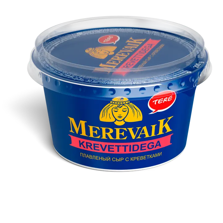 Merevaik Sulatatud juust krevettidega, 200 g