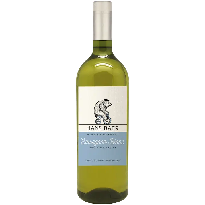 Hans Baer Sauvignon Blanc valkoviini 8 til-% 1l pullo