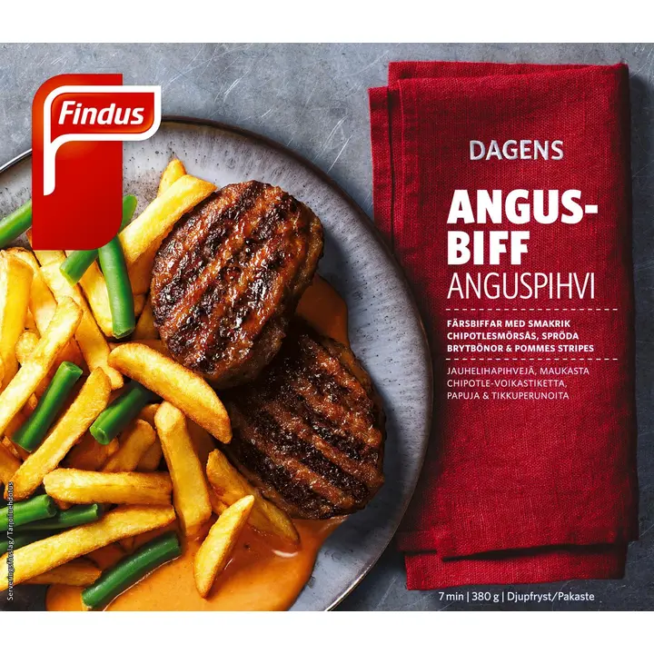 Findus Dagens Grillattu Anguspihvi 380g, pakaste