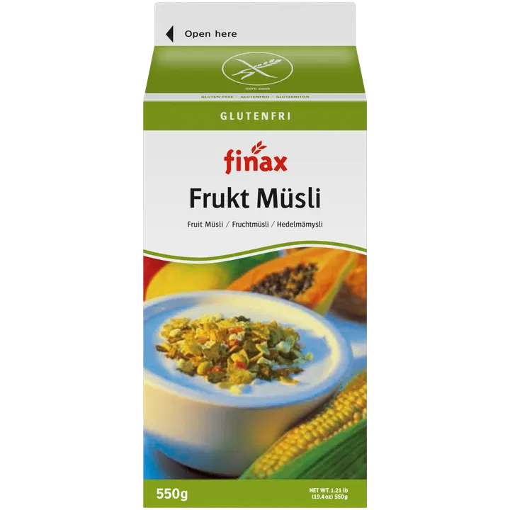 Finax Gluteeniton Hedelmämysli 550g