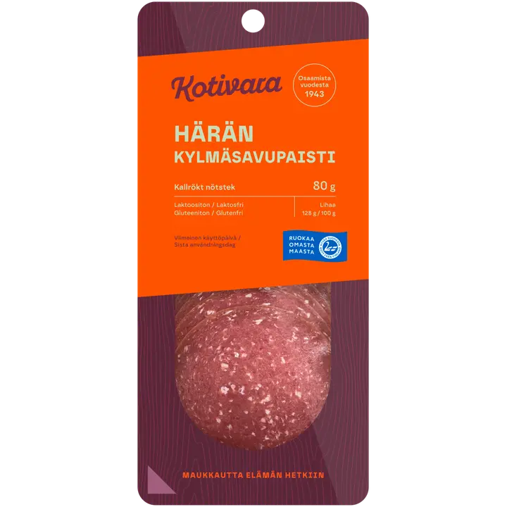 Kotivara Härän kylmäsavupaisti 80 g