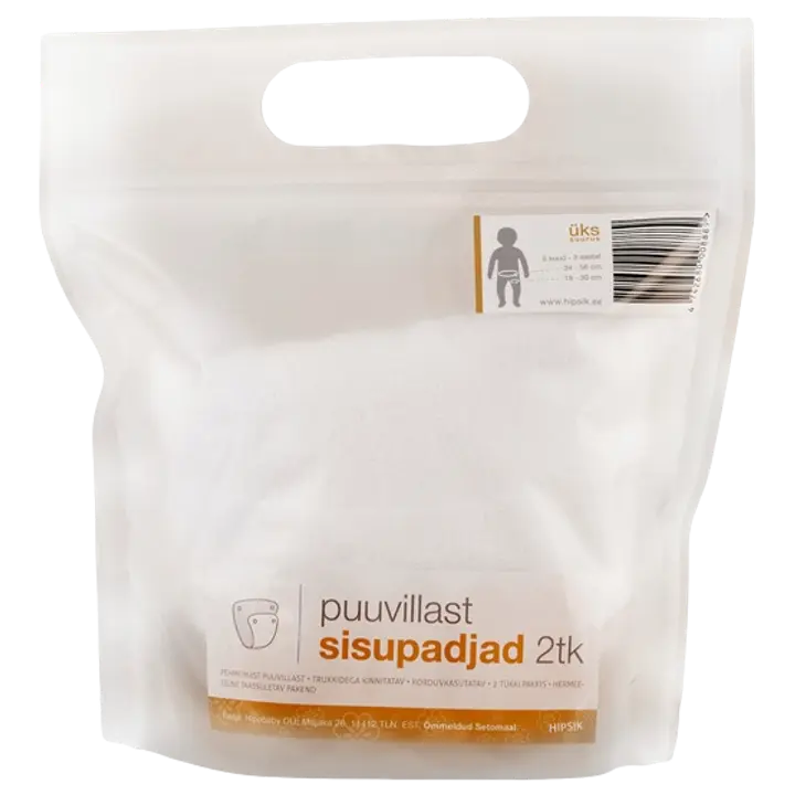 Hipsik puuvillast sisupadjad 2tk