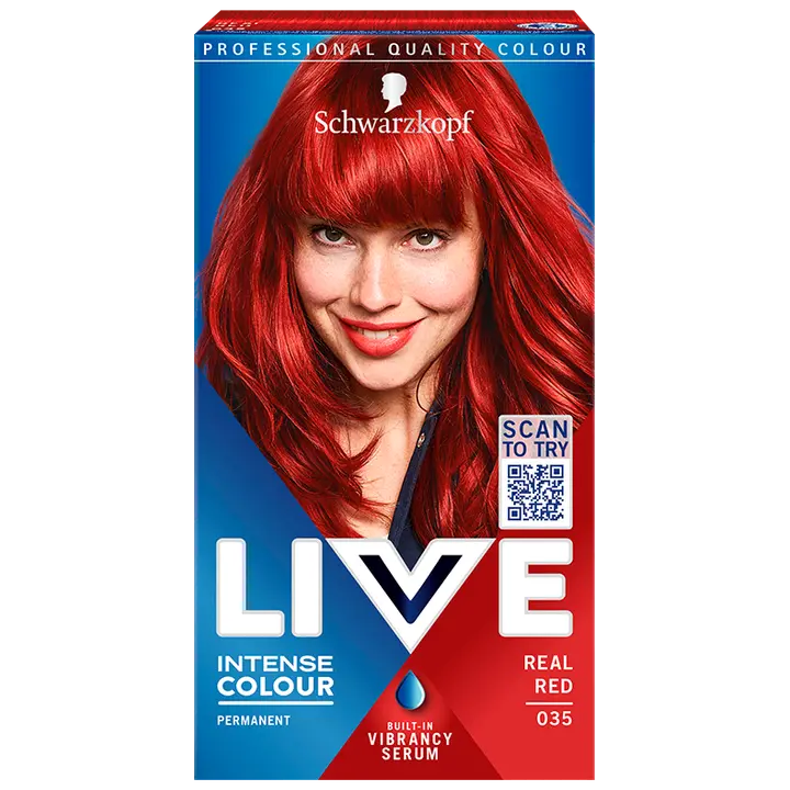 Live püsivärv leekiv punane 035