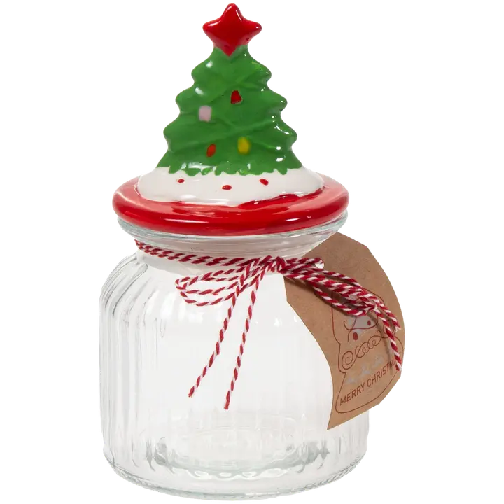Klaaspurk jõulupuu 18 cm