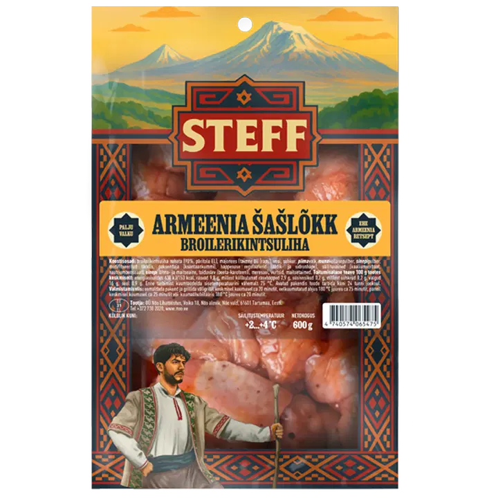 Steff Armeenia šašlõkk broilerikintsulihast 600g
