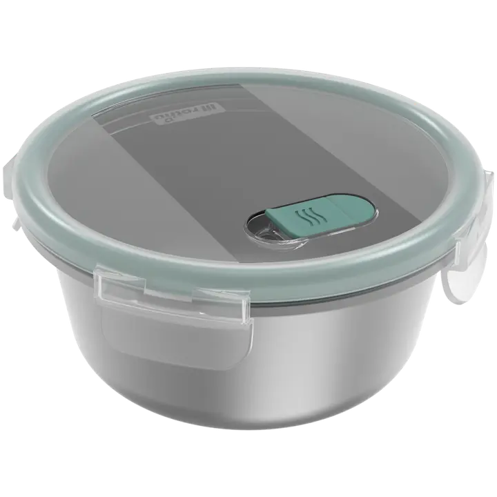 Rotho ruoansäilytyspurkki 0,9 l teräs