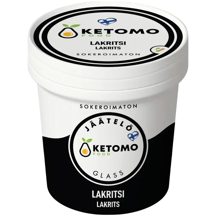 Ketomo Food Lakritsijäätelö 125ml