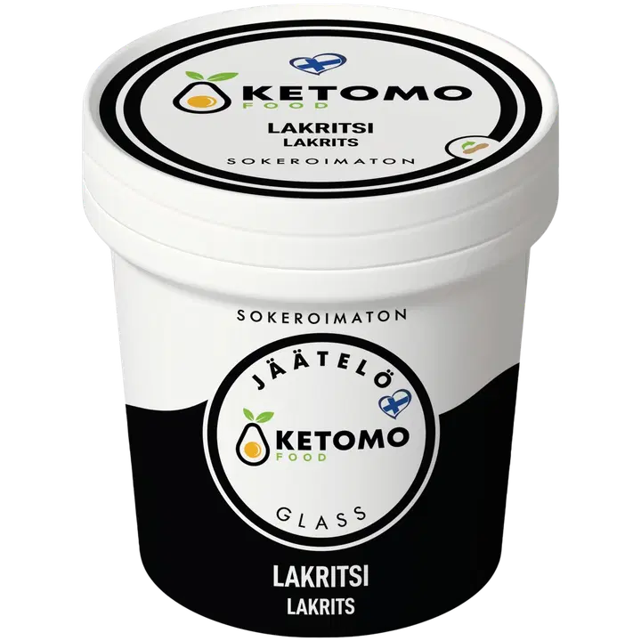 Ketomo Food Lakritsijäätelö 125ml