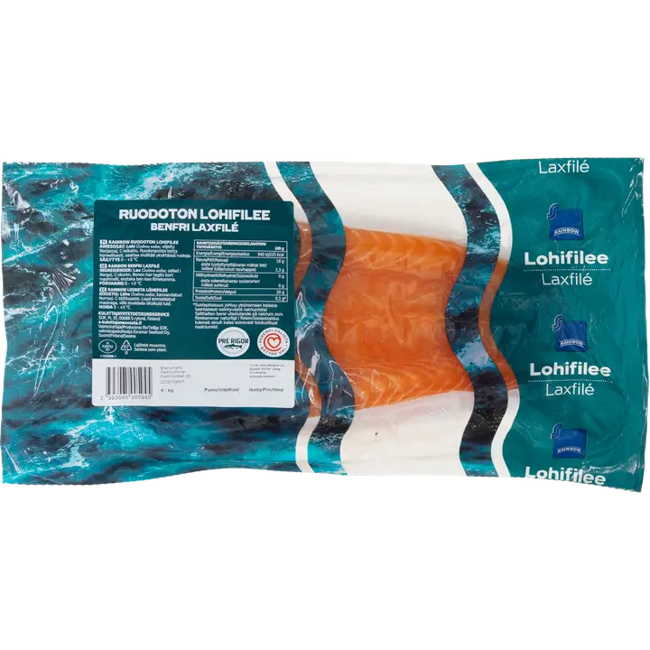 Rainbow lohifileepala 400-600g vac