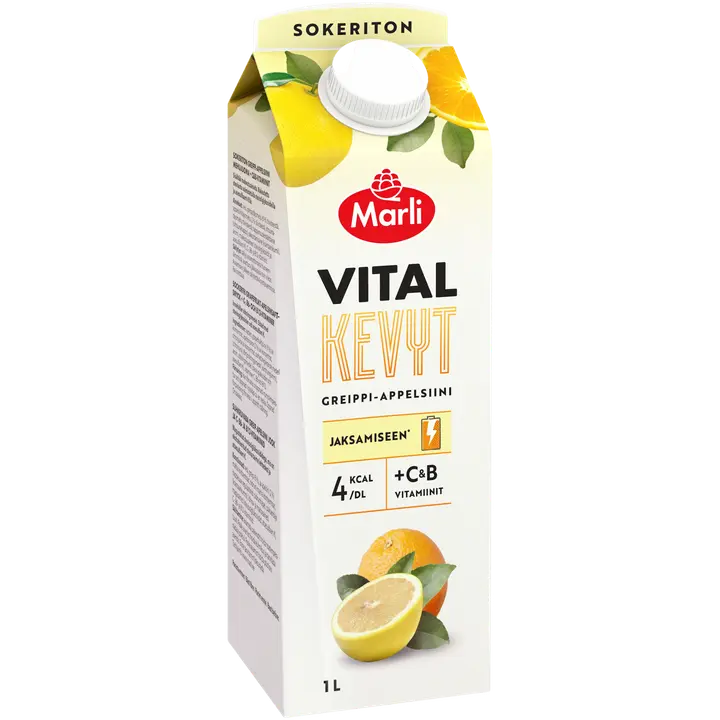 Marli Vital Kevyt Greippi-appelsiini mehujuoma 1 L