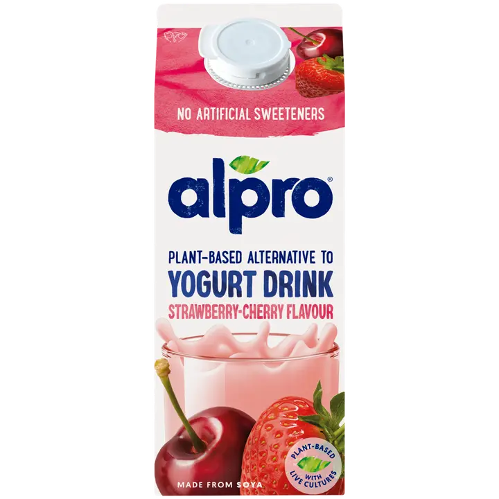 Alpro maasika-kirsimaitseline taimne jook, 755 g