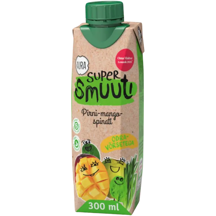 Aura Supersmuuti pirni-mango-spinati 300 ml
