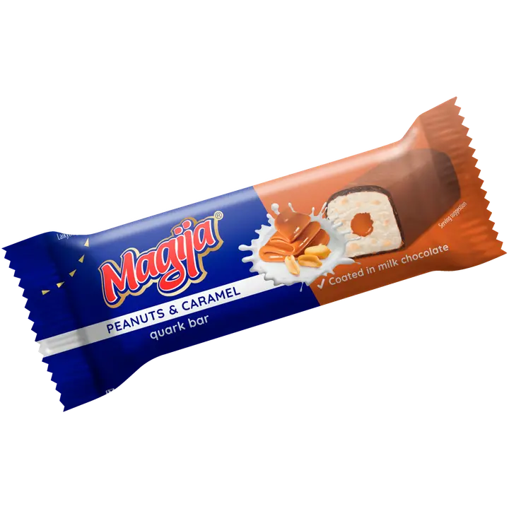 Magija piimašokolaadi-glasuurkohuke maapähkli-karamelli 40g