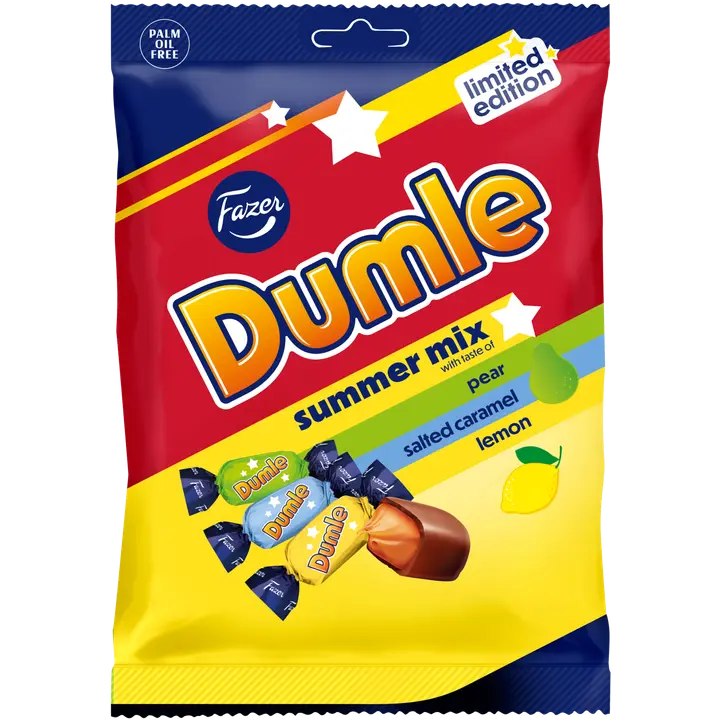 Fazer Dumle summer mix pussi 180g