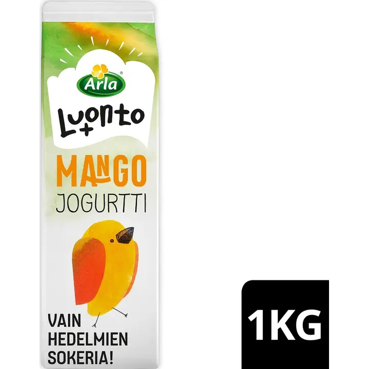 Arla Luonto+ AB mango laktoositon jogurtti 1 kg