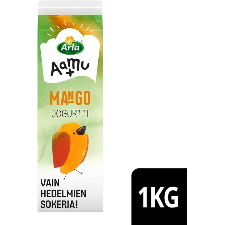 Arla Aamu+ AB mango laktoositon jogurtti 1 kg