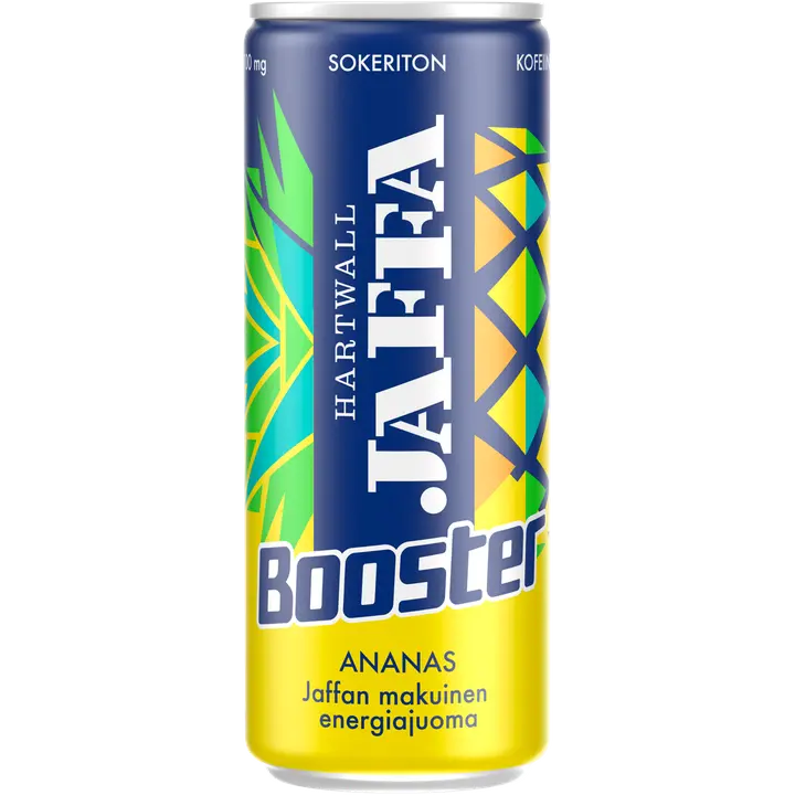 Jaffa Booster Ananas sokeriton energiajuoma 0,33 l