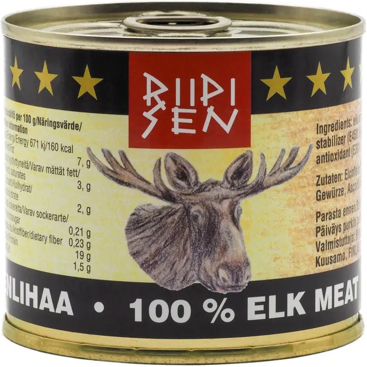Riipisen Riistaherkut Hirvenliha 100% 210g