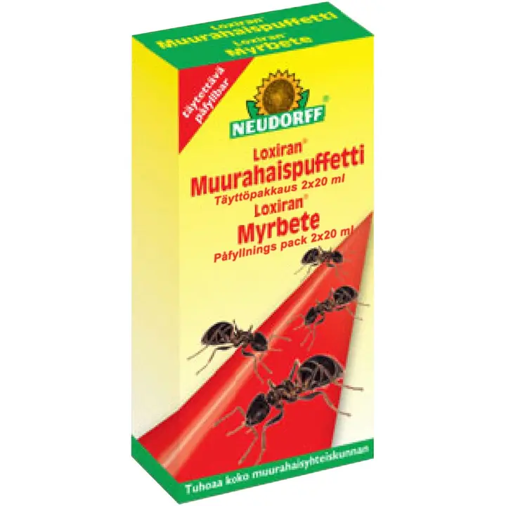 Neudorff Loxiran Muurahaispuffetin täyttöpakkaus 2 x 20 ml