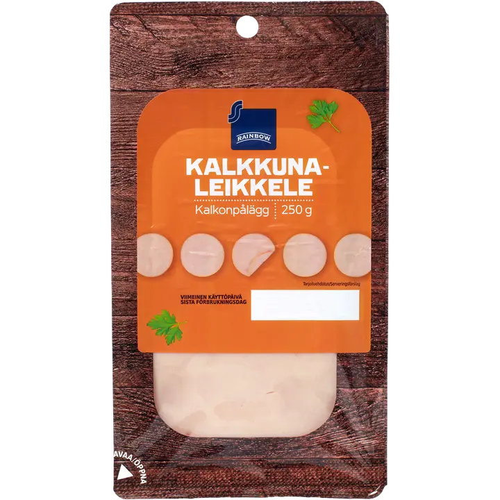 Rainbow Kalkkunaleikkele 250g
