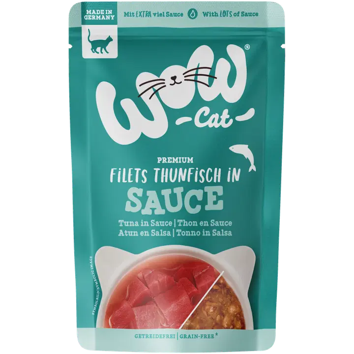 WOW CAT Tonnikalaa kastikkeessa 85 g