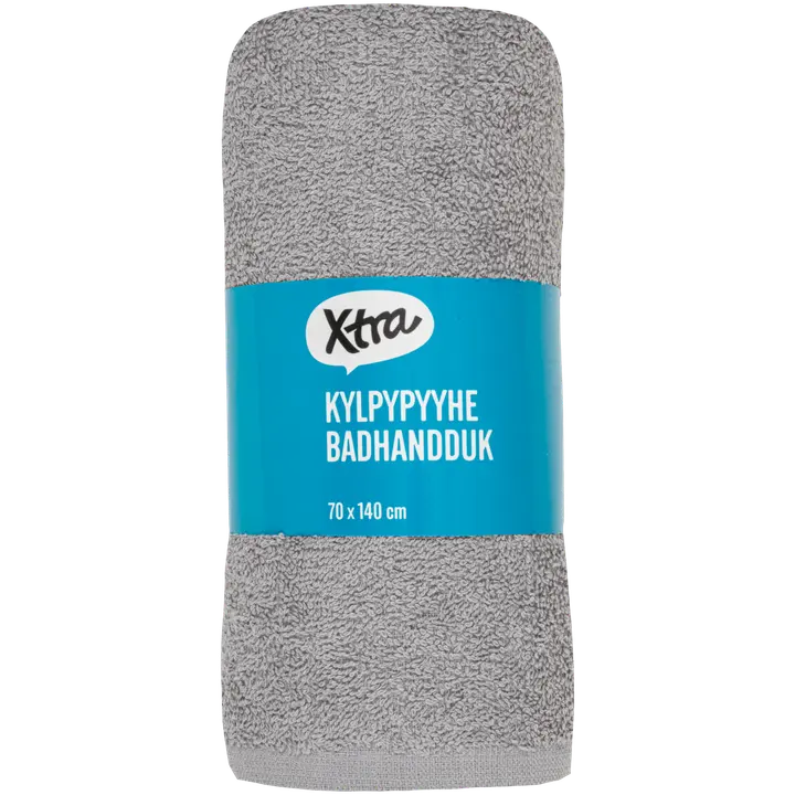 Xtra kylpypyyhe 70x140 cm harmaa
