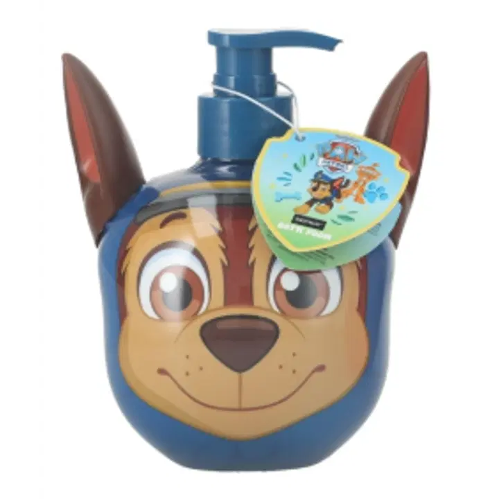 Nickelodeon Paw Patrol Assortment 2ass Bath Foam 500ml Shaped 2D On A Roll