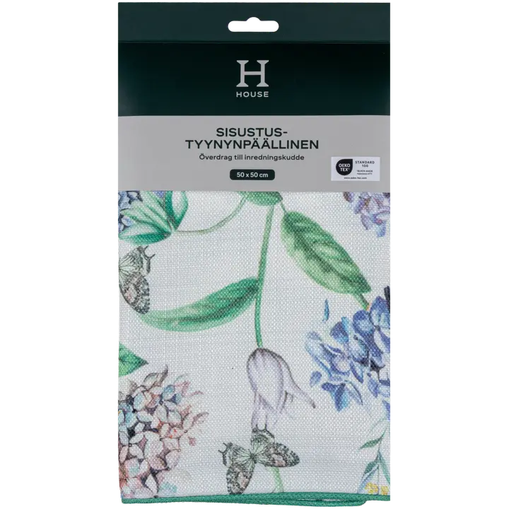 House sisustustyynynpäällinen Butterfly 50x50 cm