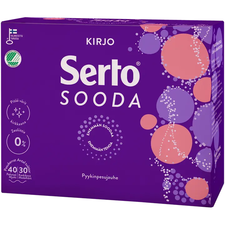 Serto Sooda Kirjo pyykinpesujauhe 1,35 kg