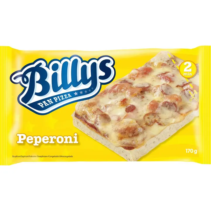 Billys Pan Pizza Peperoni 170g