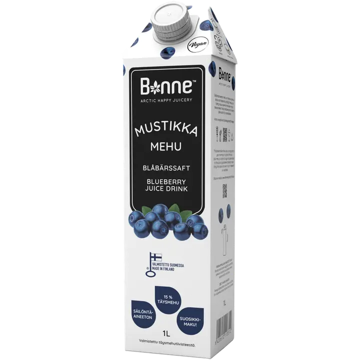 Bonne mustikkamehu 1L