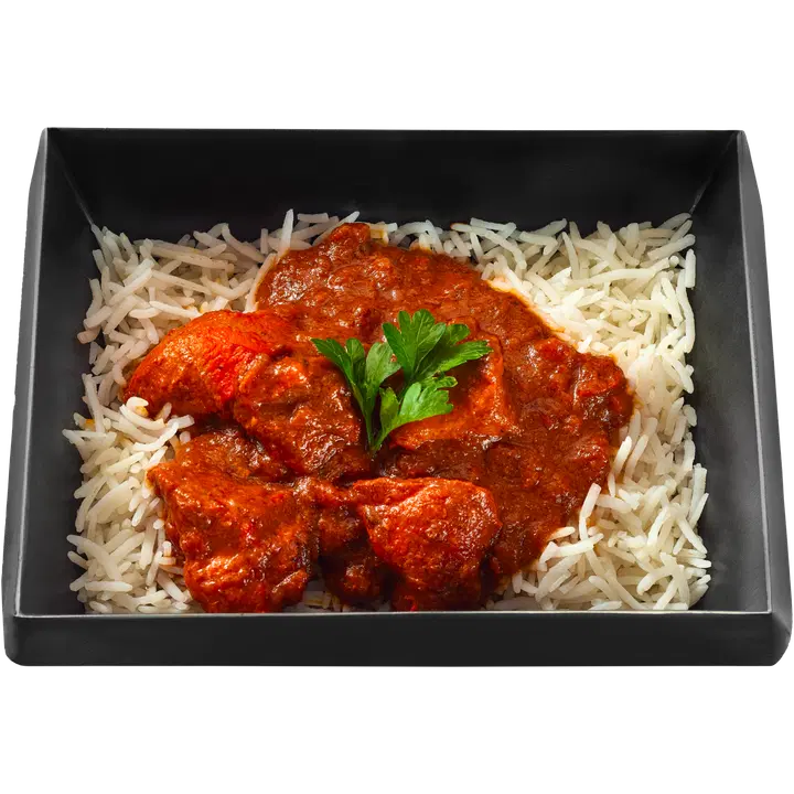 Helppoa ja herkullista chicken tikka masala ja riisi