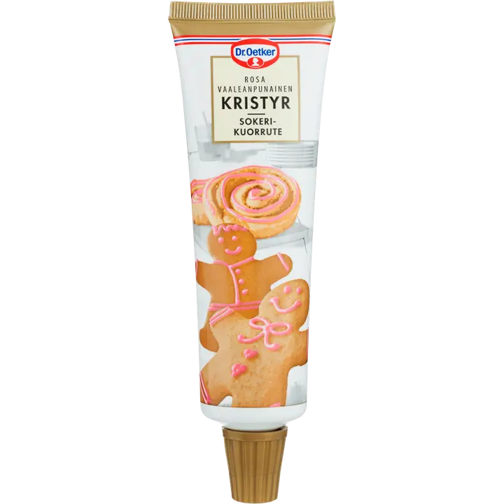 Dr. Oetker Vaaleanpunainen sokerikuorrute 125 g