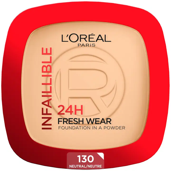 L'Oréal Paris Infaillible 24H Fresh Wear Foundation in a Powder 130 Neutral Undertone 30 ml
