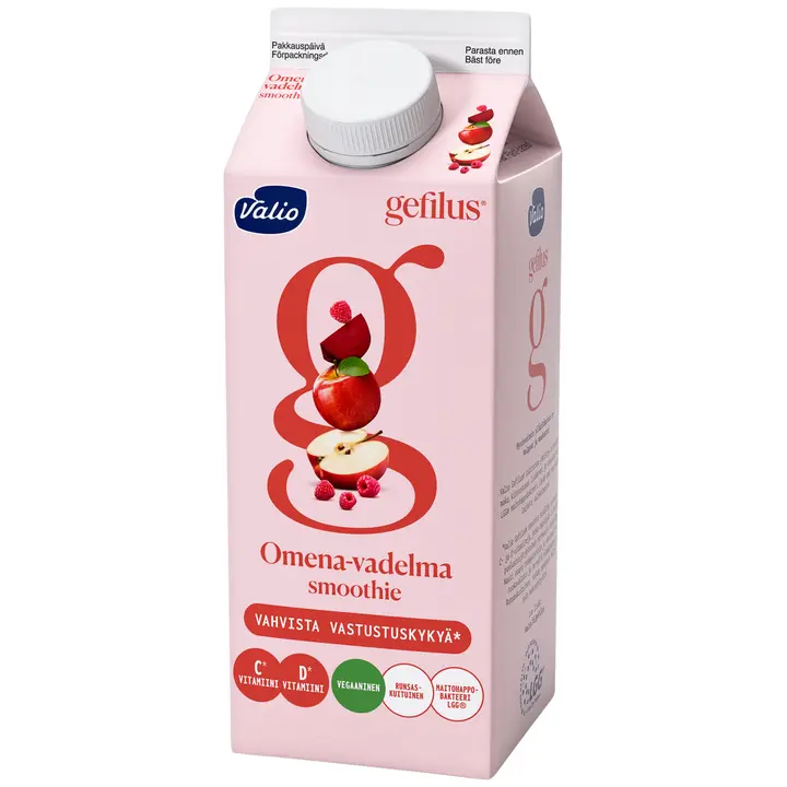 Valio Gefilus® smoothie 0,75 l omena-vadelma