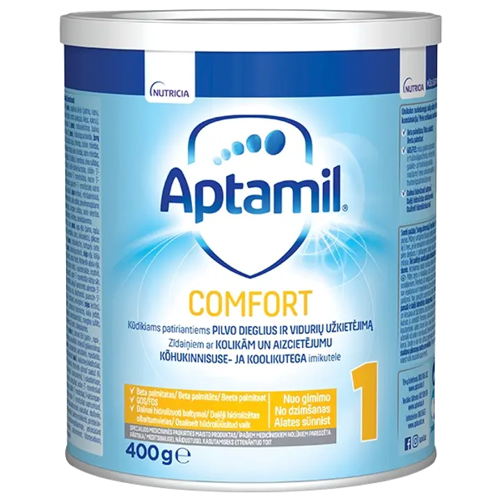 Aptamil Comfort 1 piimasegu 400 g, alates sünnist