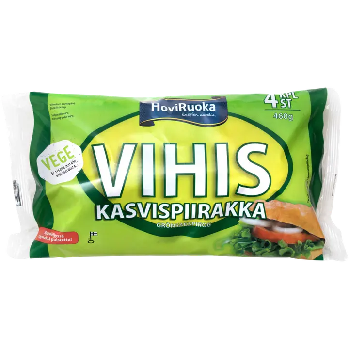 HoviRuoka 4x115g VEGE Kasvispiirakka