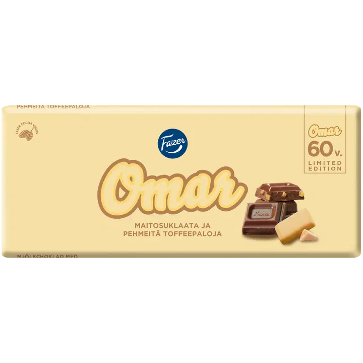 Fazer Omar suklaalevy 180g