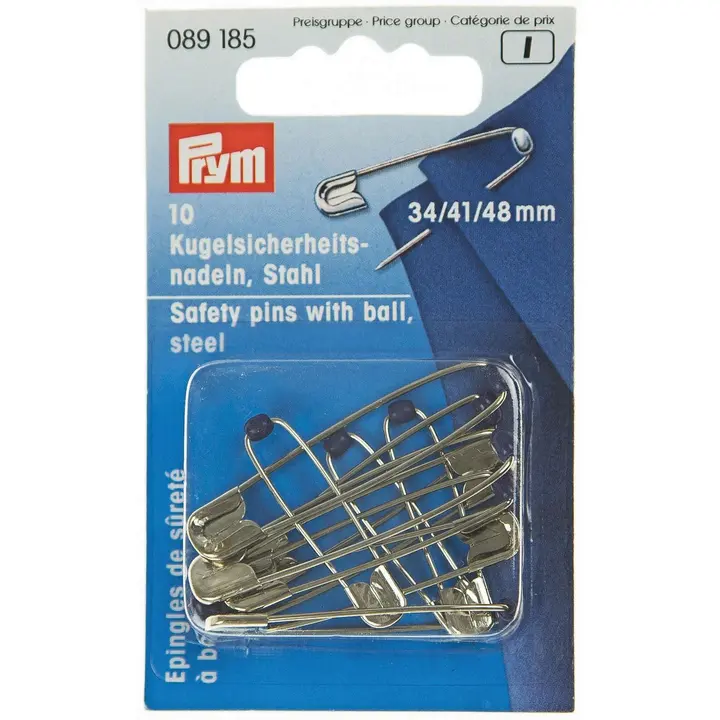 Prym hakaneula kuulapäällä 34/41/48mm