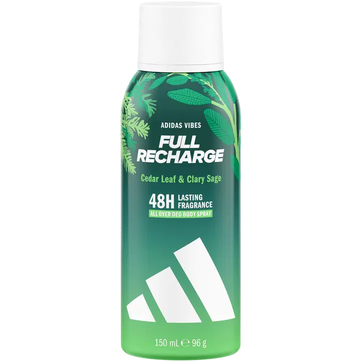 Adidas Vibes Full Recharge deo body spray 150ml, miehille